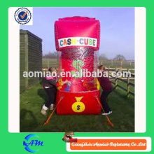 Giant inflatable money cash catching machine cheap price for sale